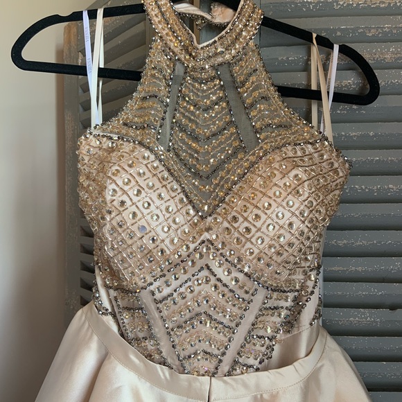 Champagne Prom Dress - Picture 2 of 6
